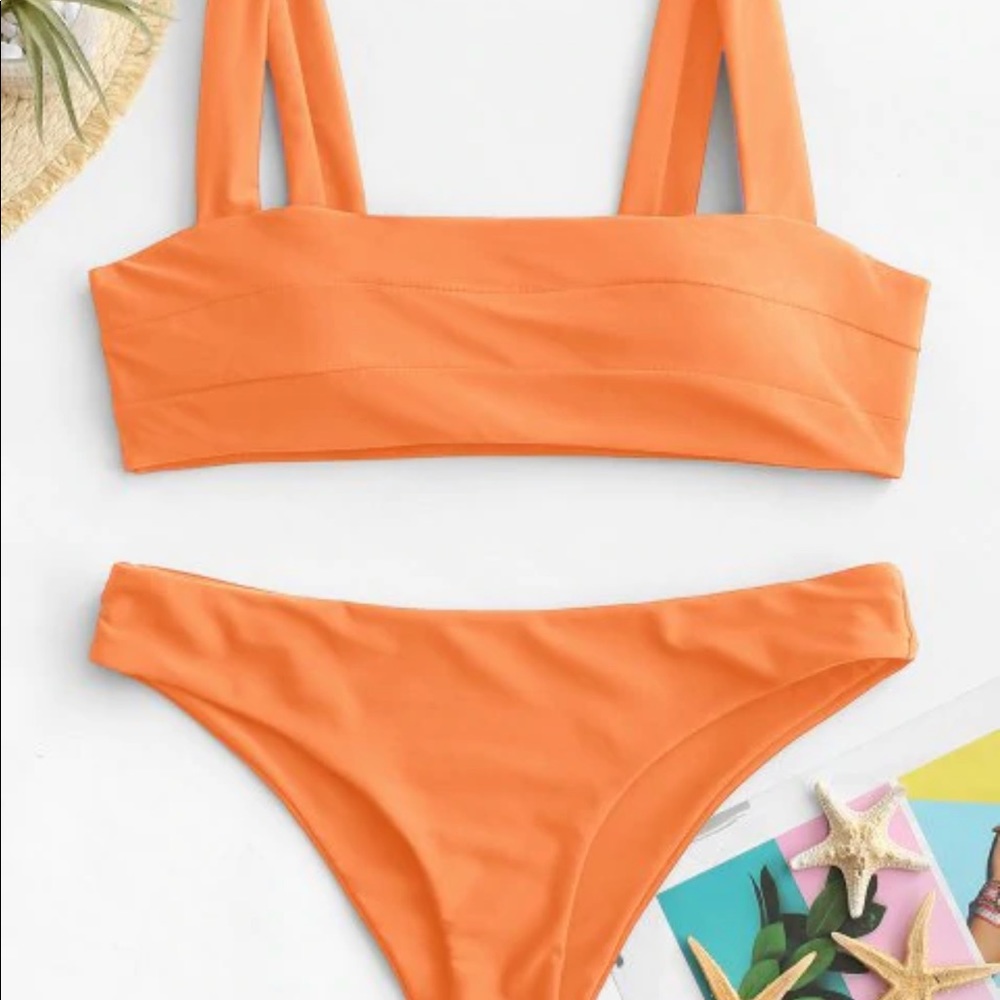 Zaful Bright Orange Bikini